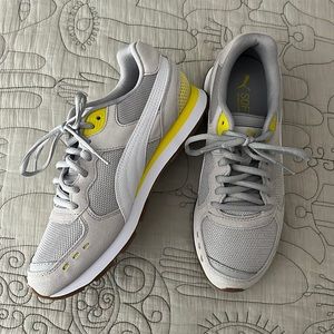 Puma Soft Foam Sneaker - Women’s Size 8 - Grey/Yellow